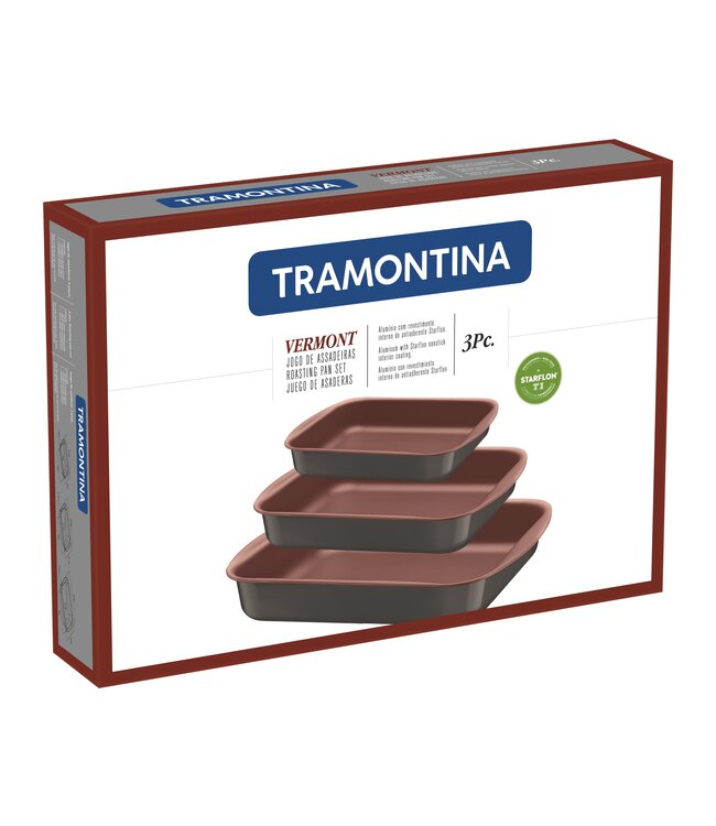 Tramontina Vermont Roasting Pan Set - 3 Pieces