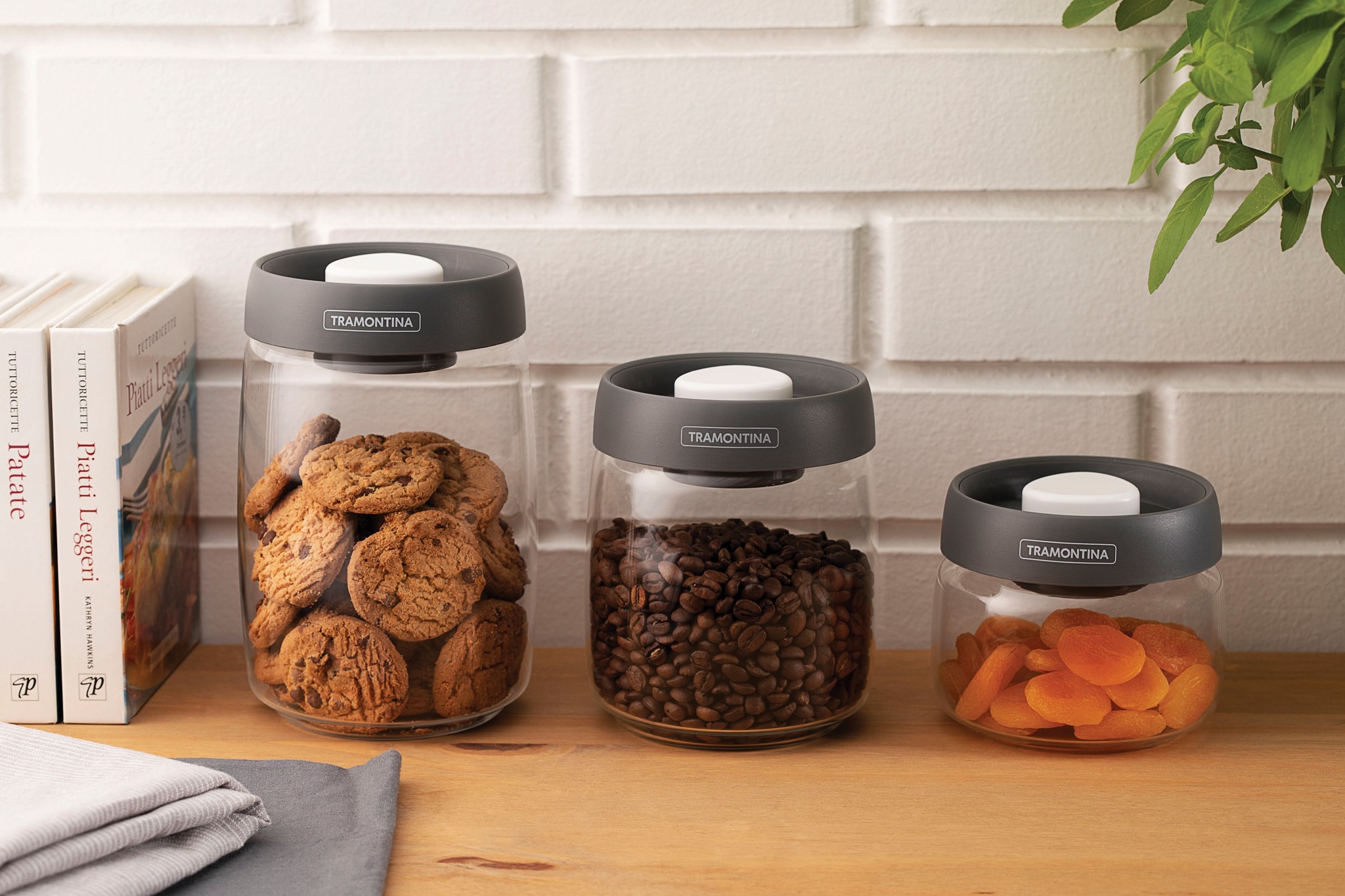 Set of Purezza Glass Containers - Freitaslaf Net LTD