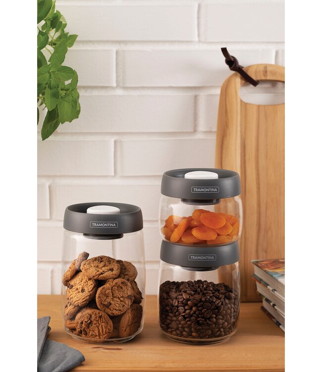 Tramontina Set of Purezza Glass Containers