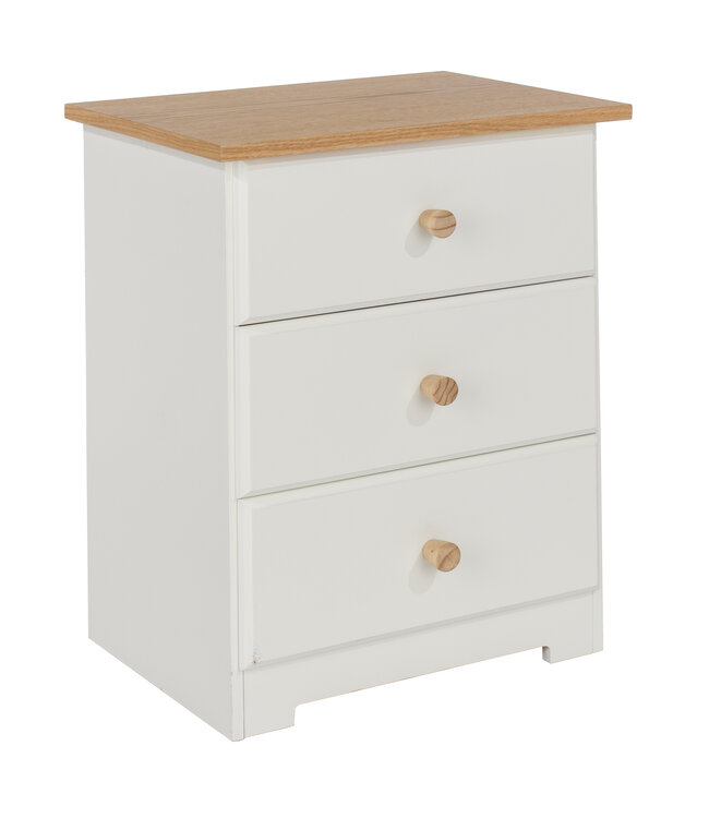 Core Products Colorado 3 Drawer Bedside
