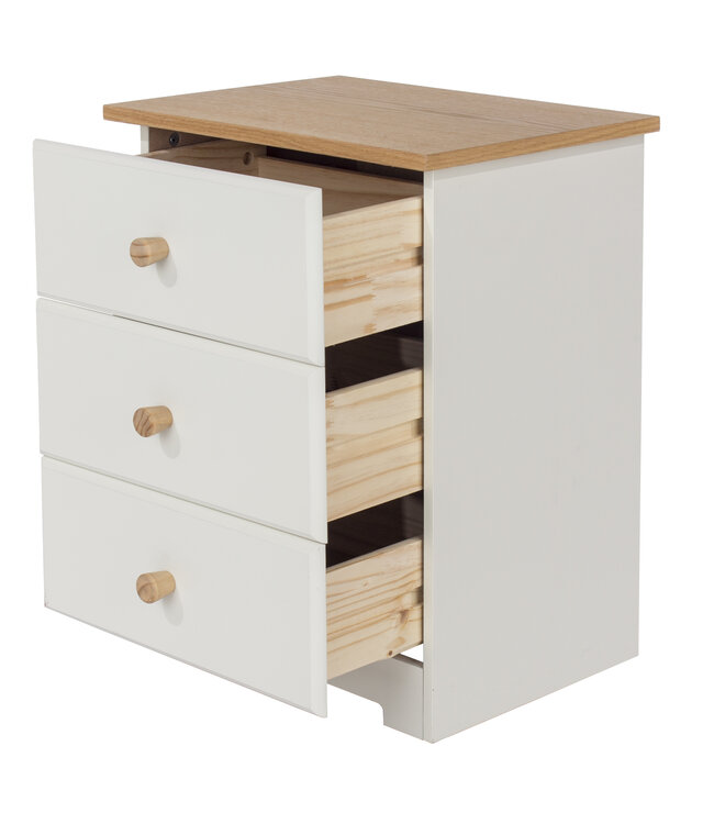 Core Products Colorado 3 Drawer Bedside