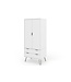 Core Products Augusta White  2 Door Wardrobe