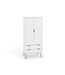 Core Products Augusta White  2 Door Wardrobe