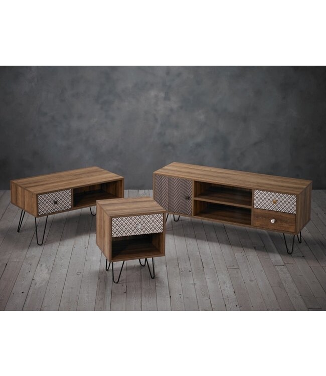 LPD Furniture Casalanca Side Table With Drawer