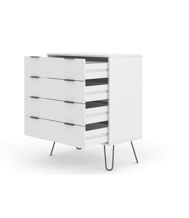 Core Products Augusta White 4 Drawer Chest