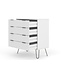 Core Products Augusta White 4 Drawer Chest