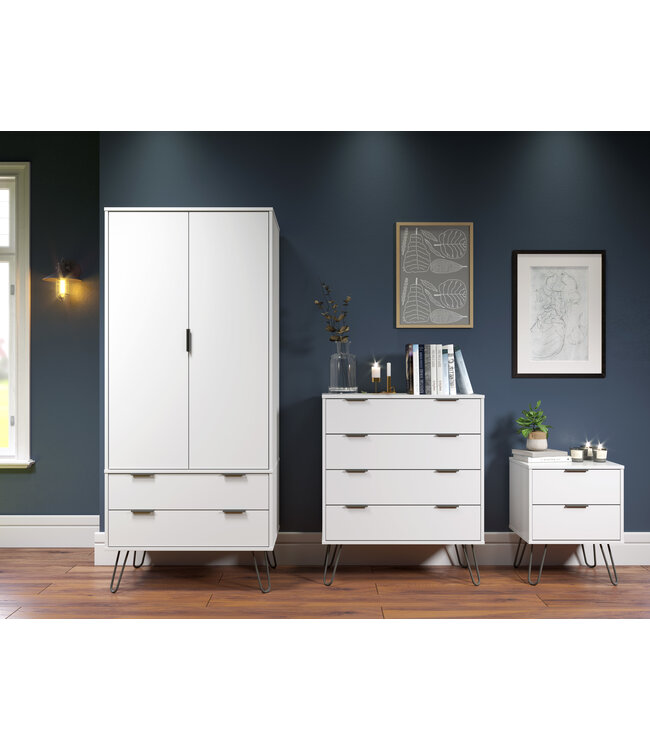 Core Products Augusta White 4 Drawer Chest