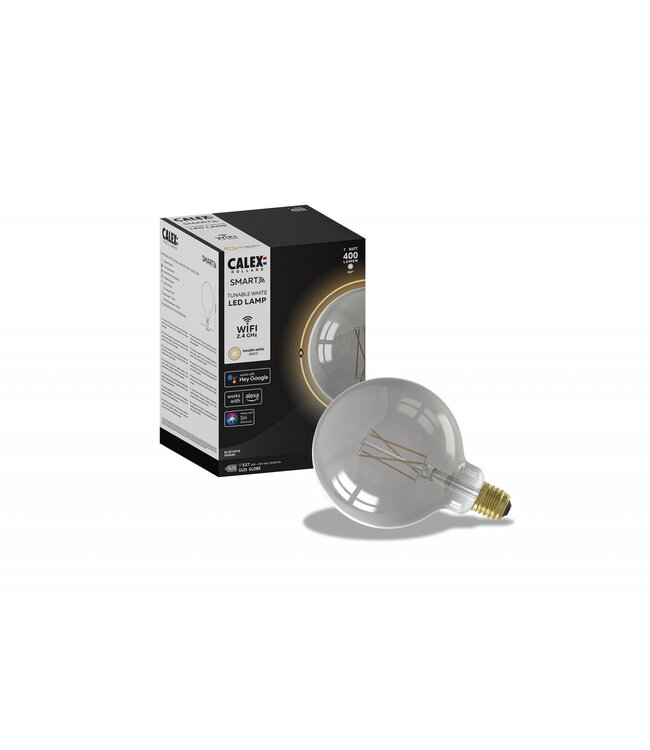Calex Smart LED Globe Lamp G125 7W 1800-3000K WiFi