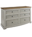 Core Products Corona Grey 3+3 Drawer Wide Chest