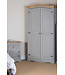 Core Products Corona Grey 2 Door Wardrobe