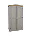 Core Products Corona Grey 2 Door Wardrobe