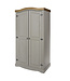 Core Products Corona Grey 2 Door Wardrobe