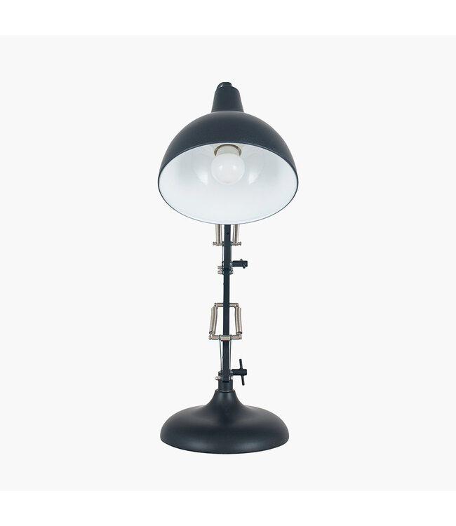 Pacific  Matt Black Metal Angled Task Table Lamp