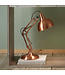 Pacific  Brushed Copper Metal Angled Task Table Lamp