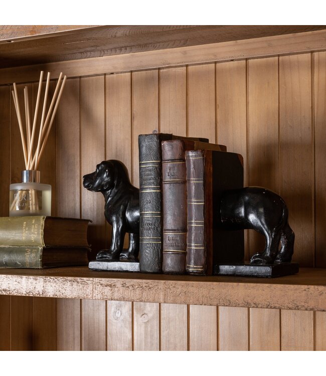 Hill Interiors Dog Bookends