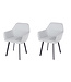 Core Products Grey PU Armchair - Pair