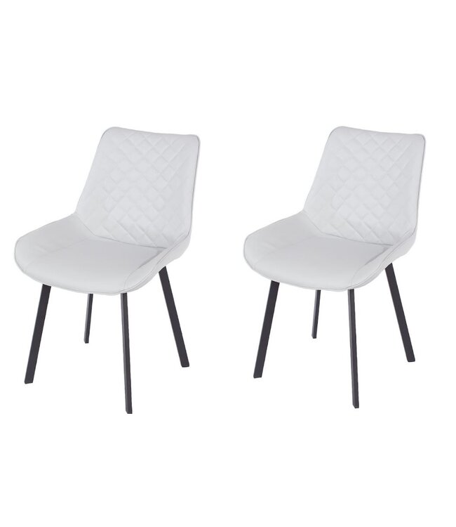 Core Products Grey PU Chair  - Pair