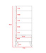 Core Products Nevada Bookcase With Door