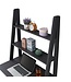 Timber Art Design Tall Ladder Desk - Black