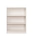 Timber Art Design Low Wide Bookcase - White