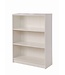 Timber Art Design Low Wide Bookcase - White