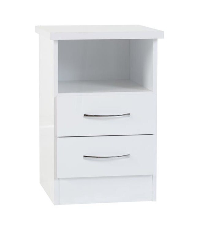 Seconique Nevada 2 Drawer Bedside
