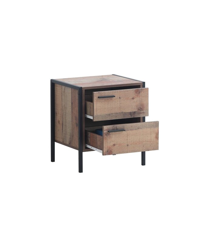Timber Art Design Stretton 2 Drawer Bedside