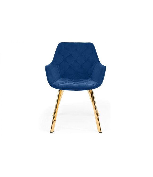 Julian Bowen Lorenzo Dining Chair - Blue - Pair