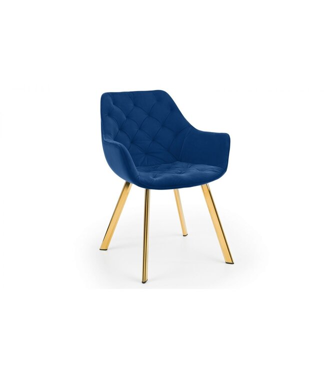 Julian Bowen Lorenzo Dining Chair - Blue - Pair