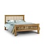 Julian Bowen Amsterdam Oak High Foot End Bed