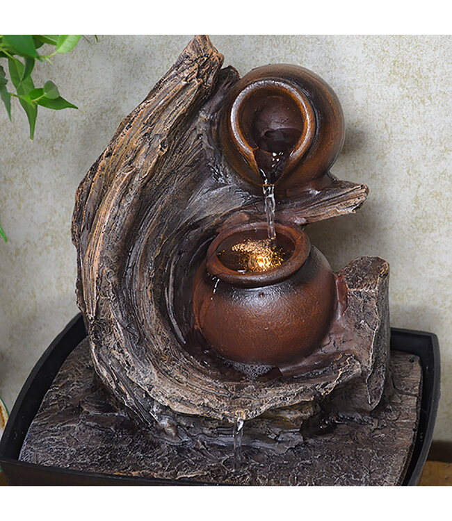 Fiesta Studios Indoor Fountain Pots Swirl
