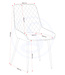 Seconique Avery Chair Grey Velvet - Pair