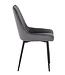 Seconique Avery Chair Grey Velvet - Pair