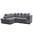 Harley Jumbo Corner Sofa - Grey