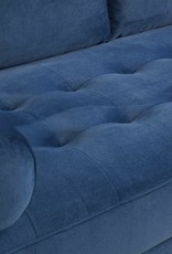 Harper Plush Blue Sofa Collection