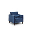 Harper Plush Blue Armchair