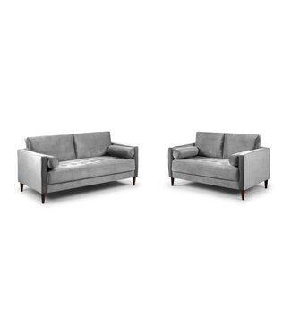 Harper Plush Grey Sofa Collection