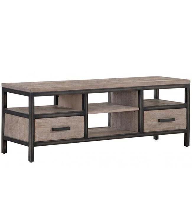 Besp-Oak Furniture Forge Weathered Oak TV Unit