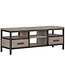 Besp-Oak Furniture Forge Weathered Oak TV Unit