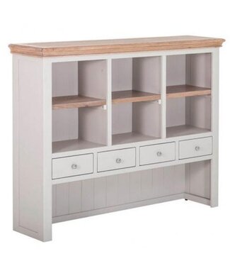 Besp-Oak Furniture Rosa Painted 4 Drawer Hutch