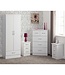 Seconique Nevada White Gloss Bedroom Set