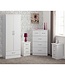 Seconique Nevada White Gloss Bedroom Set