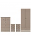 Seconique Nevada Oak & Oyster Bedroom Set