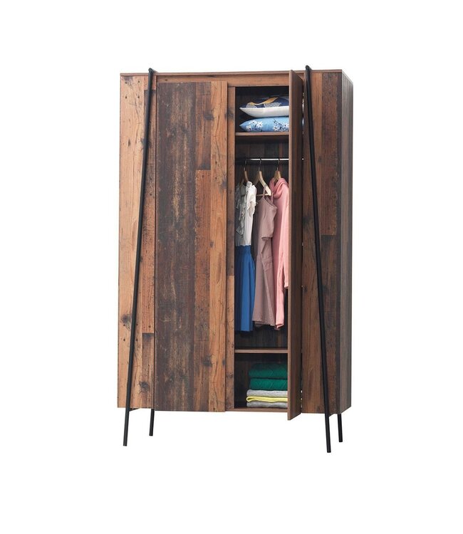 Timber Art Design Abbey Industrial Style Bedroom Set