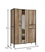 Timber Art Design 3 Piece Bedroom Set 4 Door Wardrobe