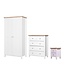 Timber Art Design White Bedroom Set 3+2 Drawer Chest