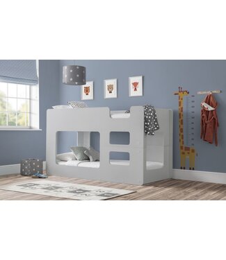 Julian Bowen Solar Dove Grey Bunk Bed