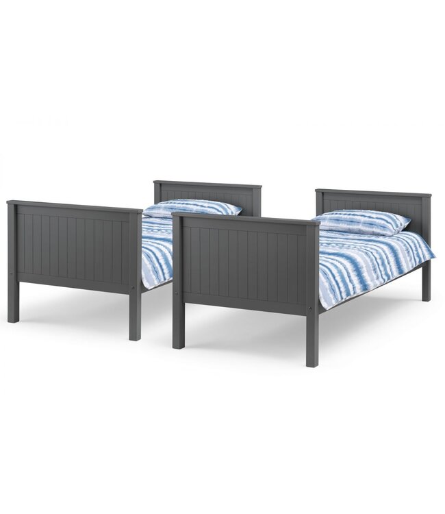 Julian Bowen Maine Anthracite Bunk Bed