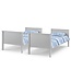 Julian Bowen Maine Dove Grey Bunk Bed