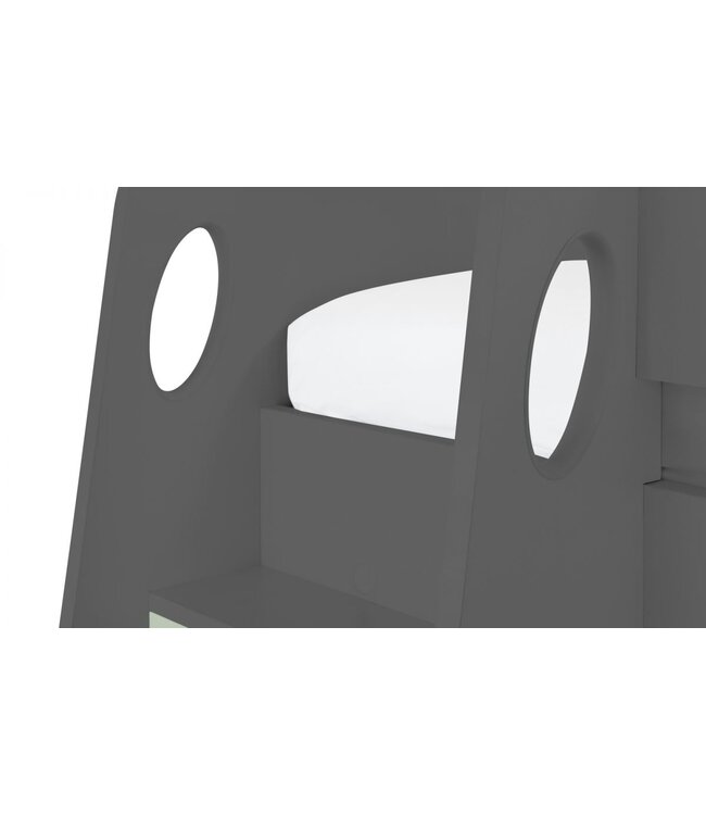 Julian Bowen Nebula Gaming Bed with Desk - Anthracite